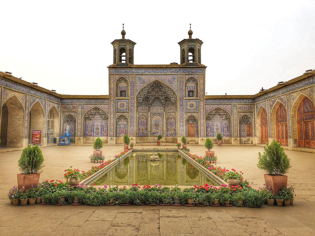 Nasir Olio Skysčio,  Irane,  Mečetė,  Islamas,  Religija,  Architektūra,  Musulmonų,  Atspindžiai,  Tikėjimas,  Islamo