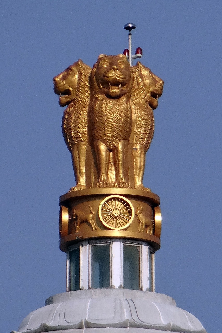 Nacionalinė Emblema, Liūto Kapitalas, Ashoka Čakra, Suvarna Vidhana Soudha, Belgaum, Teisėkūros Kūrimas, Architektūra, Karnataka, Pastatas, Įstatymų Leidžiamoji Valdžia