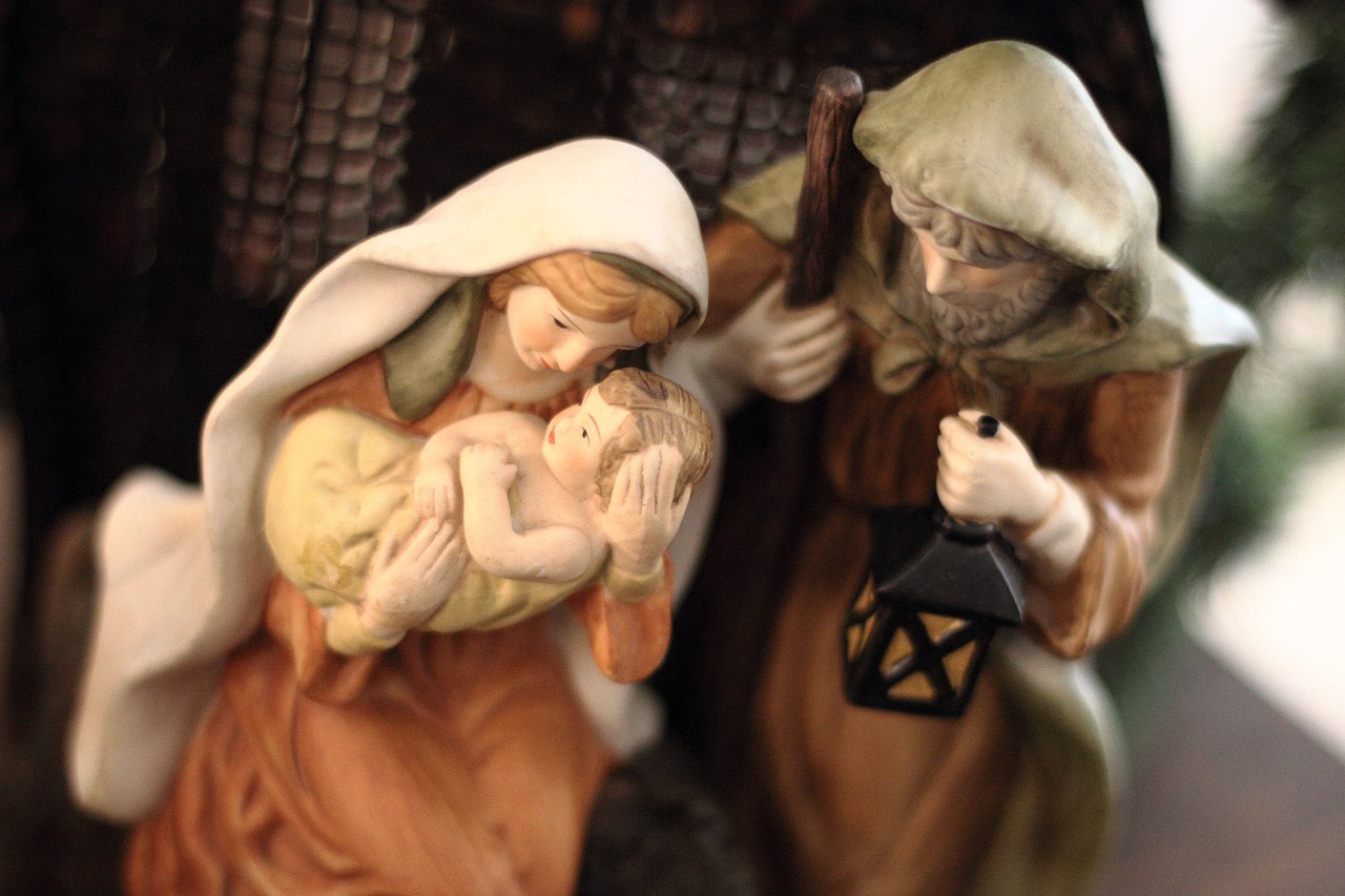 Nativity, Kalėdos, Mary, Josefas, Bethlehem, Jėzus, Religija, Naktis, Šventas, Kūdikis