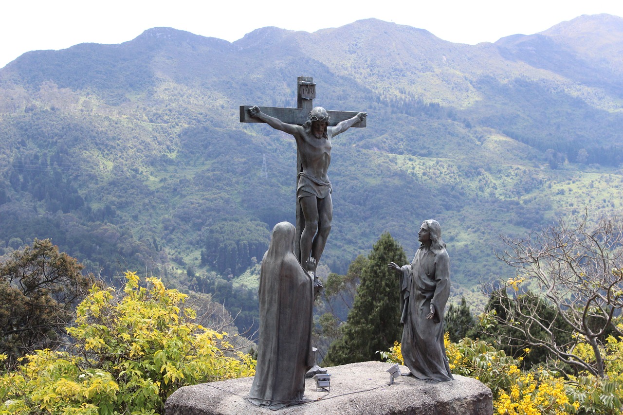 Kareivystės Scenos, Jėzus, Kruzas, Kolumbija, Bogota, Monserrate, Nemokamos Nuotraukos,  Nemokama Licenzija