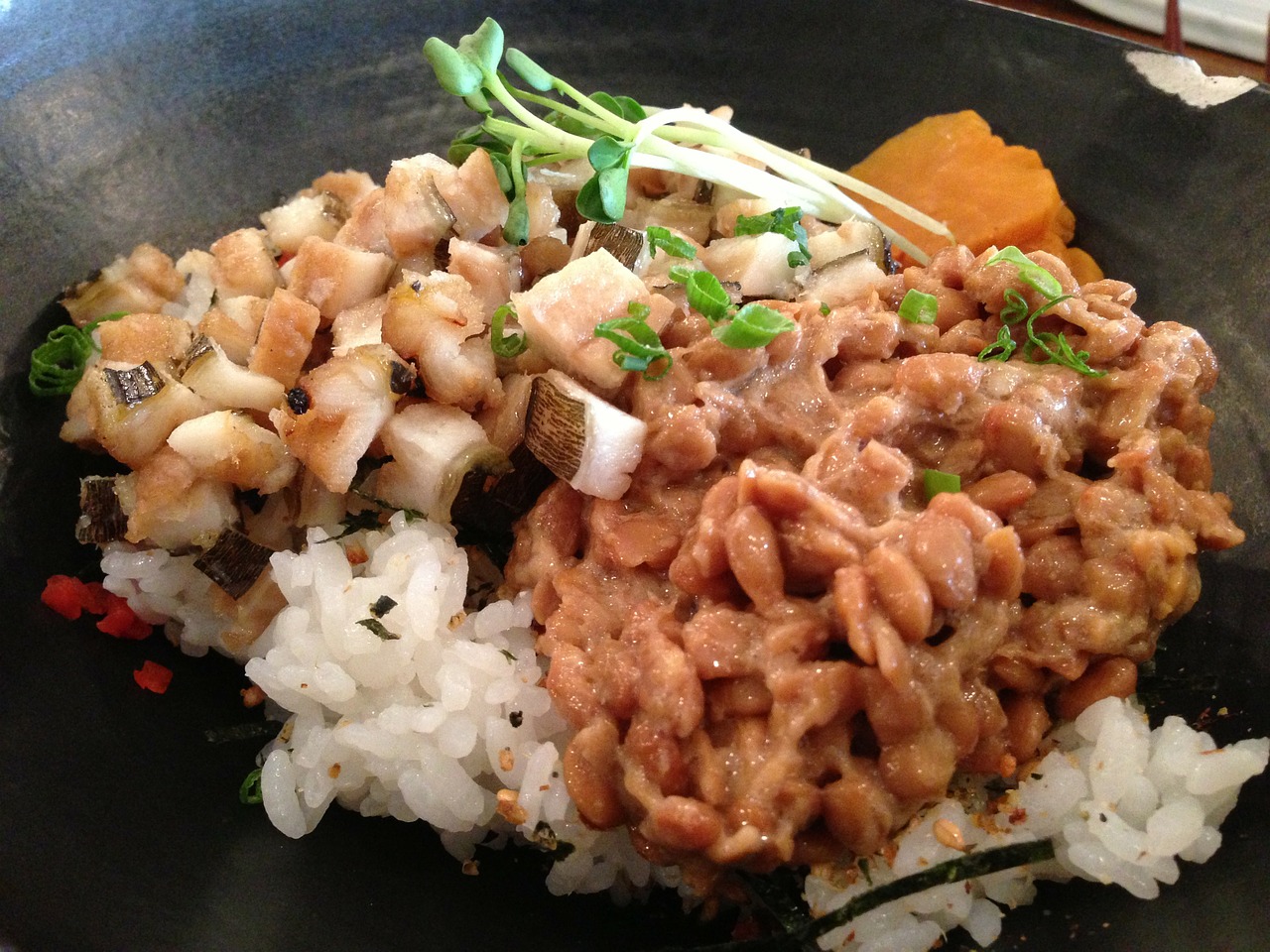 Natto, Maistas, Bobas, Sinsa Dong, Pupelė, Miso, Restoranas, Japonija, Japonijos Maistas, Nemokamos Nuotraukos