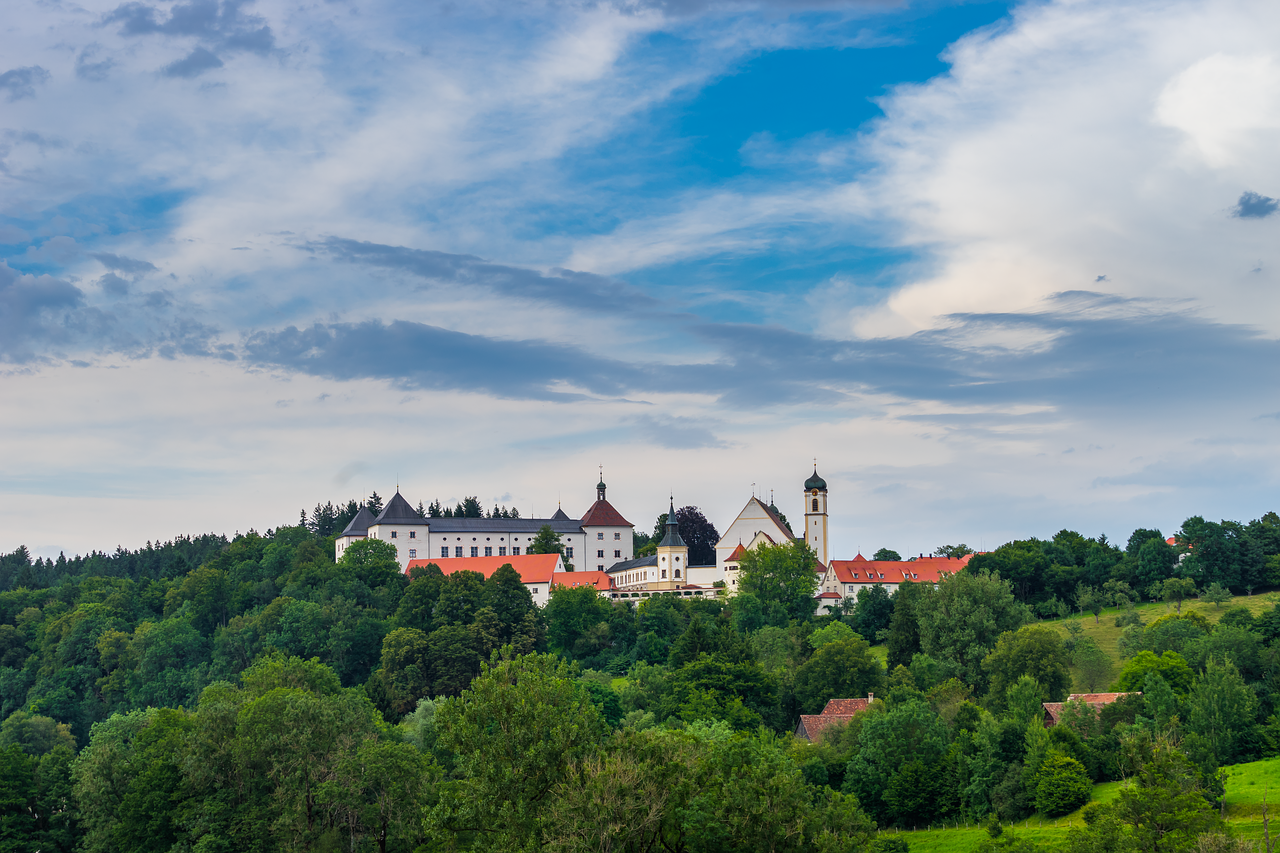 Gamta, Kraštovaizdis, Pilis, Vasara, Debesys, Kelionės Tikslas, Romanesque, Dangus, Tvirtovė, Romantiškas