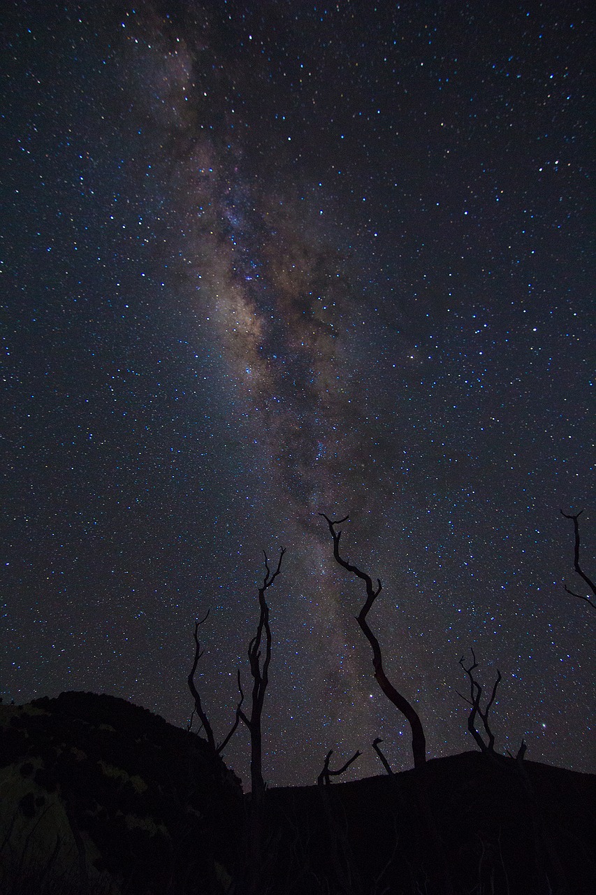 Gamta, Tamsi, Naktis, Debesys, Dangus, Žvaigždė, Astrofotografija, Nemokamos Nuotraukos,  Nemokama Licenzija