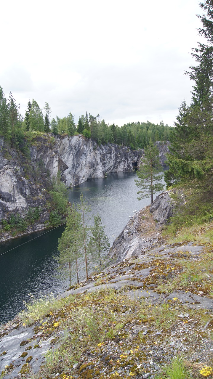 Gamta, Karjeras, Karelija, Vandens Telkinys, Vasara, Nemokamos Nuotraukos,  Nemokama Licenzija