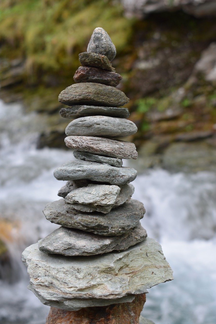 Gamta, Akmens Bokštas, Meditacija, Balansas, Bokštas, Akmens Figūra, Sukrauti, Tylus, Akmens Balansas, Medituoti