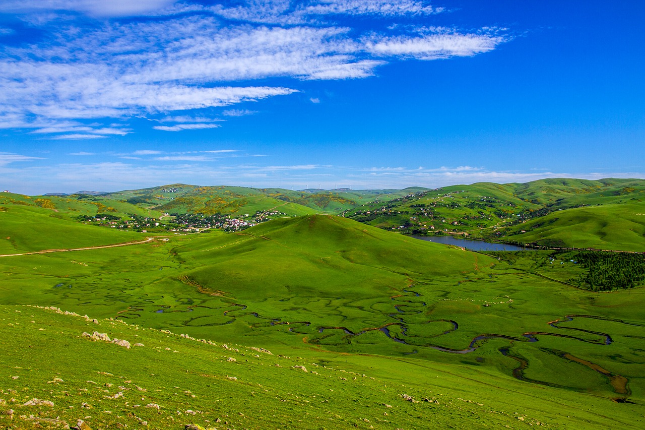 Gamta, Kraštovaizdis, Žolė, Panoraminis, Dangus, Ketvirtadienis Yala, Armija, Aybastı, Armijos Metropolija, Grąžtas