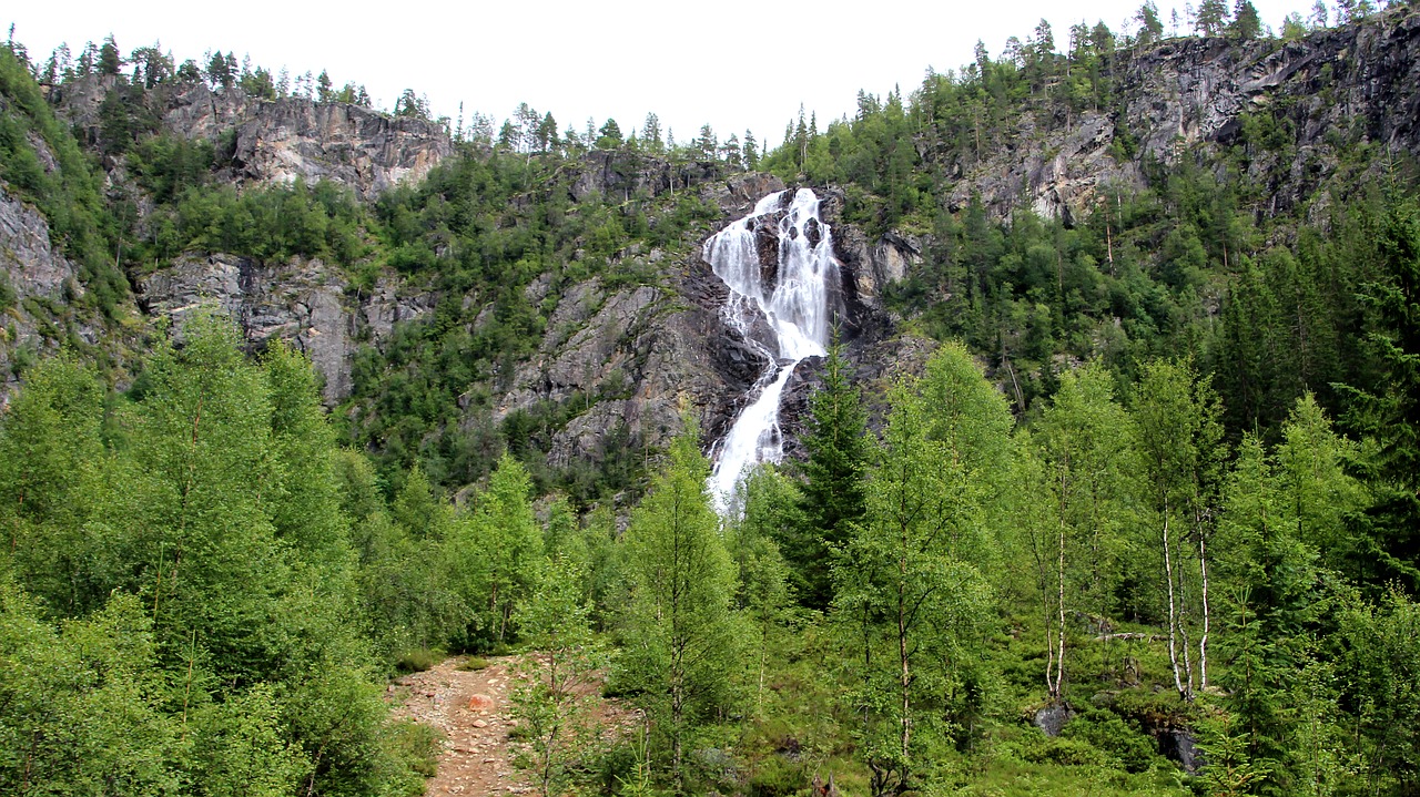 Gamta, Apželdinimas, Kelionė, Kalnas, Norvegija, Krioklys, Miškas, Gamtos Jėga, Šventė, Nemokamos Nuotraukos