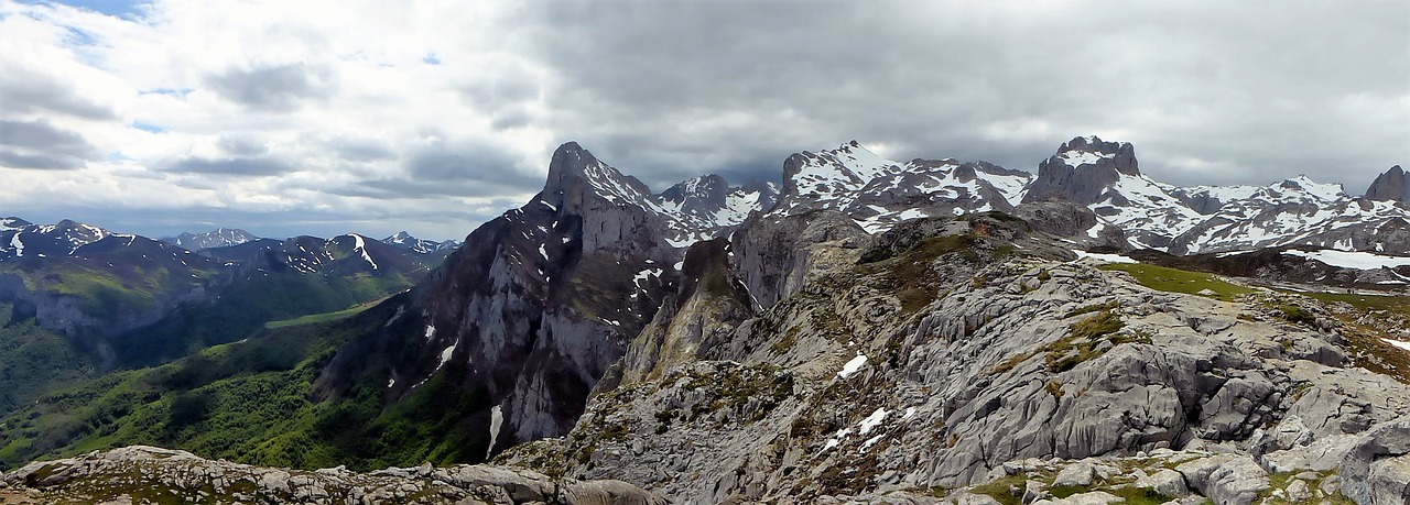 Gamta,  Panoraminis,  Sniegas,  Kalnas,  Kraštovaizdis,  Roche,  Vasara,  Debesis,  Be Honoraro Mokesčio, Nemokamos Nuotraukos