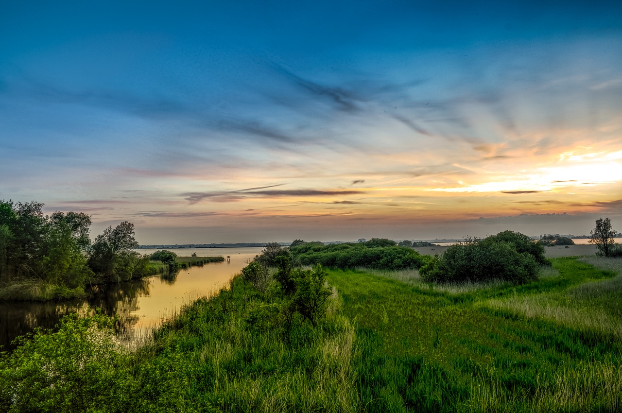 Pobūdį,  Panoraminis,  Dangus,  Lauke,  Kraštovaizdis,  Hdr,  Zuidlaren,  Nyderlandai,  Olandų,  Drenthe