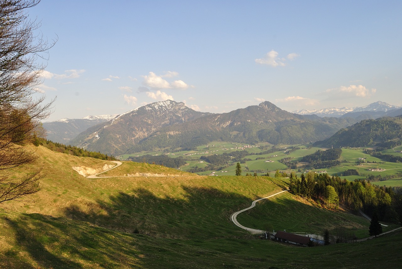 Pobūdį,  Kalnų,  Kraštovaizdis,  Kelionė,  Panorama,  Dangus,  Hill,  Medis,  Žolė,  Slėnis