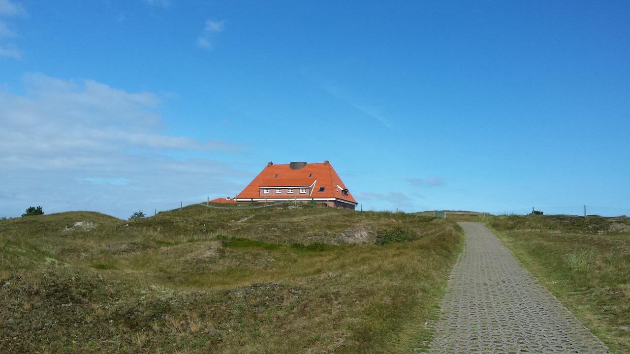 Pobūdį,  Kraštovaizdis,  Dangus,  Žolė,  Kelionė,  Namas,  Vasara,  Spiekeroog,  Klasing, Nemokamos Nuotraukos