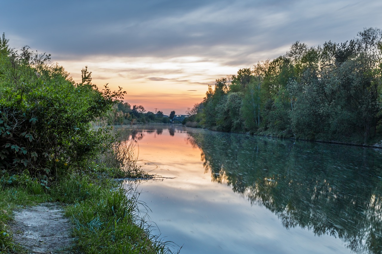 Pobūdį,  Upė,  Saulėlydžio,  Kraštovaizdis, Nemokamos Nuotraukos,  Nemokama Licenzija