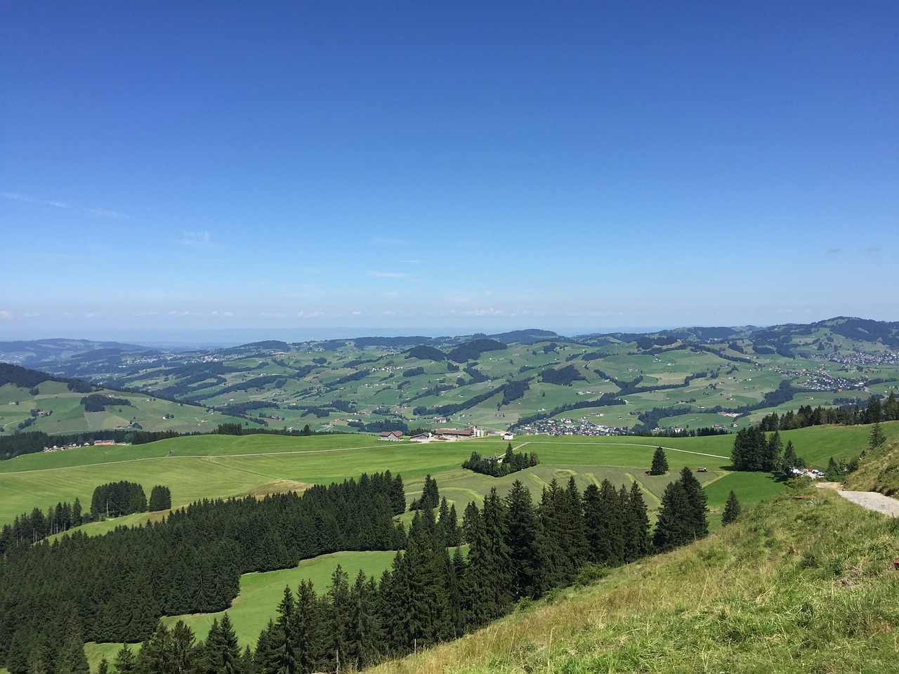 Pobūdį,  Alpstein,  Appenzell,  Šveicarijos Alpėse,  Nuotaika,  Kraštovaizdis,  Alpstein Regionas,  Šveicarija,  Peržiūrėti,  Panorama