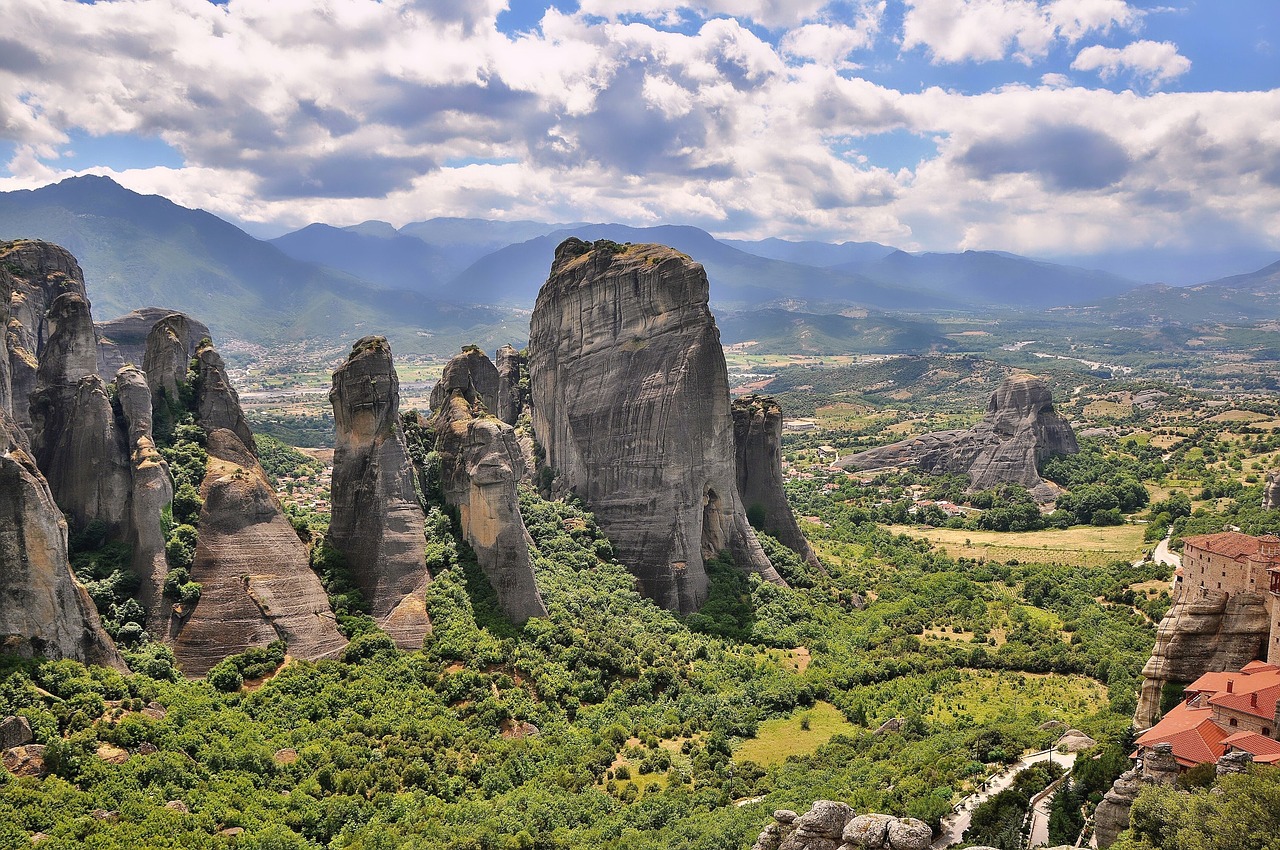 Pobūdį,  Kraštovaizdis,  Vienuolynai,  Meteora Vienuolynai,  Smiltainio,  Natūralus Reiškinys,  Unesco Pasaulio Paveldas, Nemokamos Nuotraukos,  Nemokama Licenzija