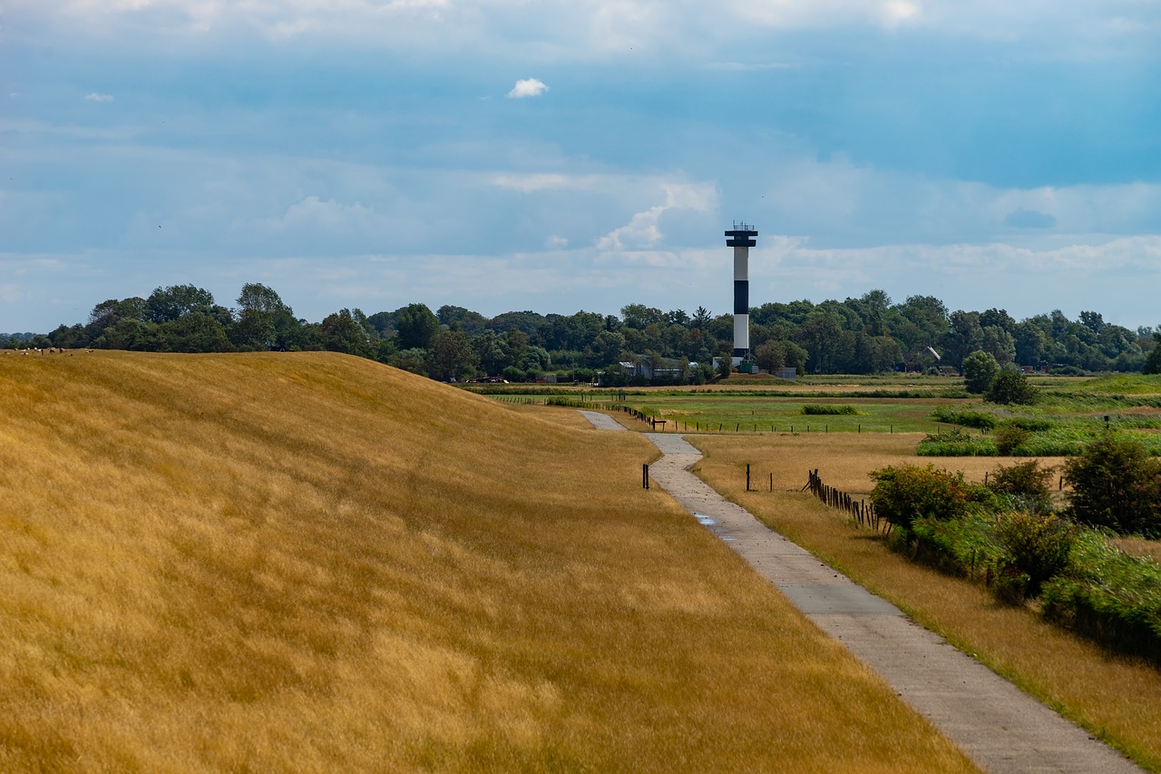 Pobūdį,  Kraštovaizdis,  Šiaurės Jūra,  Šiaurės Jūros Pakrantė,  Cuxhaven,  Pylimas,  Vatų Jūra,  Vaizdingas,  Idiliškas,  Žemės