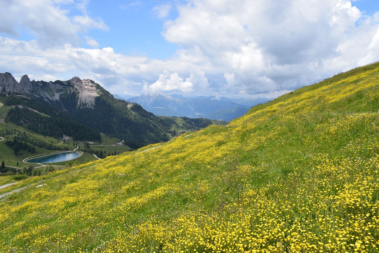 Pobūdį,  Kalnų,  Vasara,  Kraštovaizdis,  Dangus,  Alpine,  Debesys,  Žygiai,  Panorama,  Vaizdingas