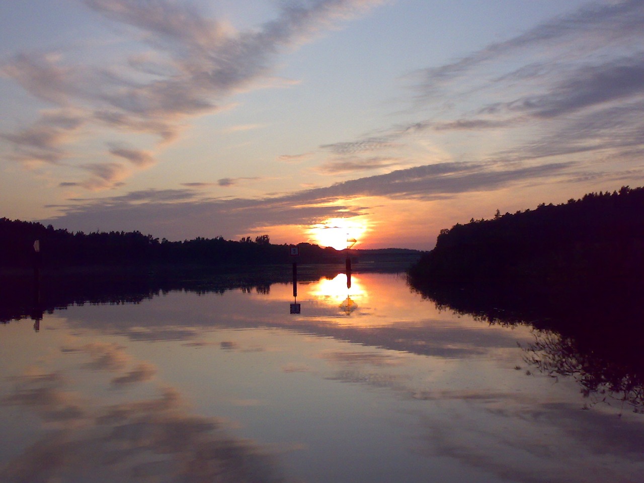 Gamta, Ežeras, Abendstimmung, Saulėlydis, Nemokamos Nuotraukos,  Nemokama Licenzija