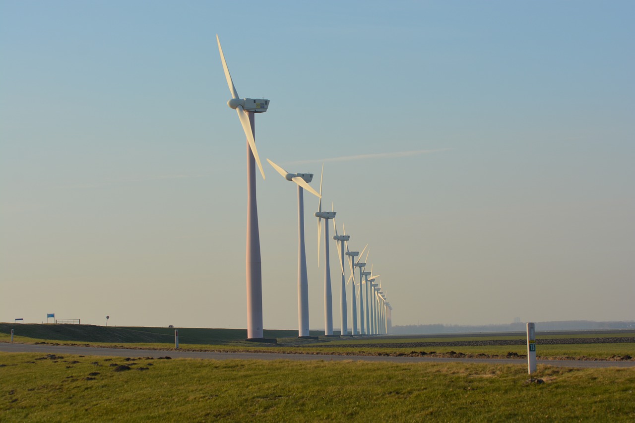 Gamta, Vėjo Malūnai, Nyderlandai, Vėjo Energija, Vaizdas, Dagtai, Žalioji Energija, Alternatyvi Energija, Vėjo Jėgainių Parkas, Nemokamos Nuotraukos