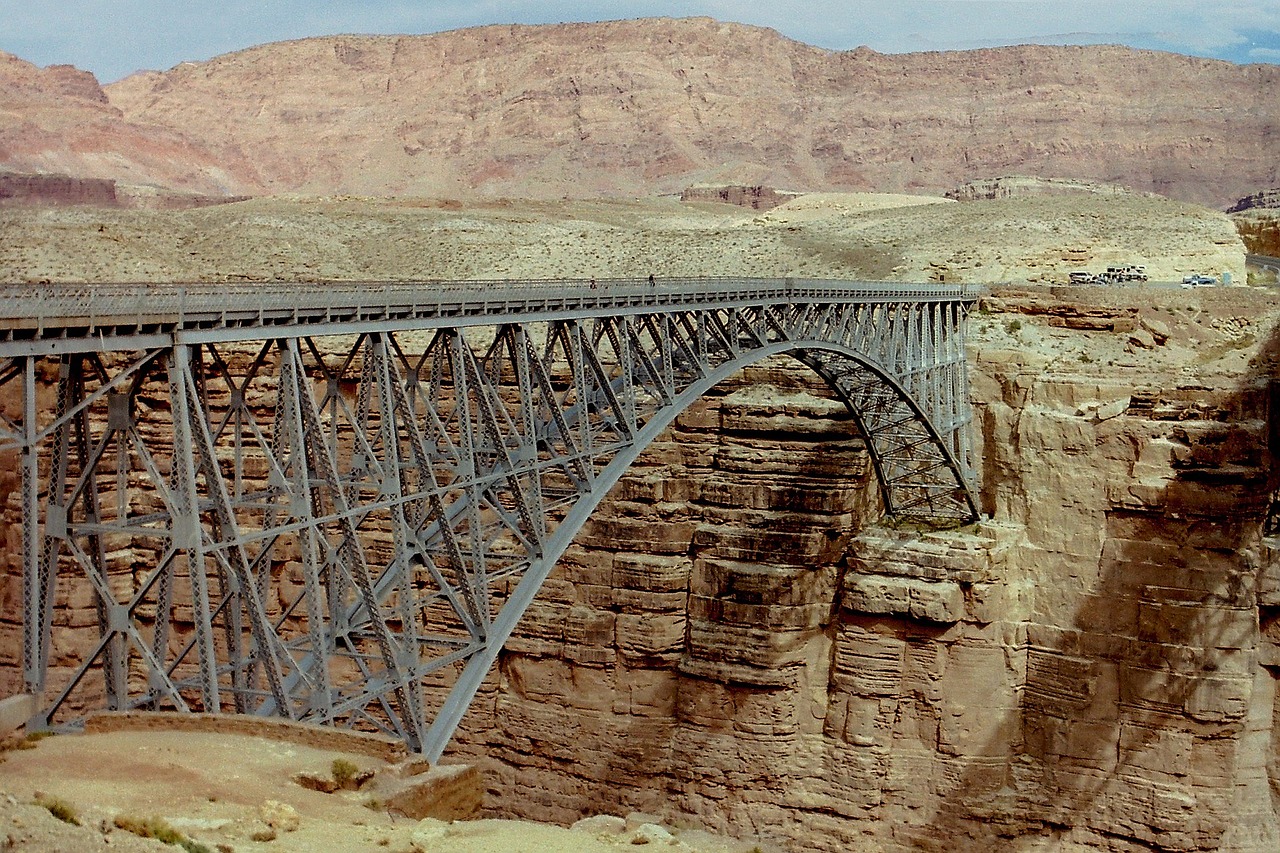 Navajo Tiltas,  Marmuro Kanjonas,  Plienas,  Arka,  Dykuma,  Orientyras,  Kraštovaizdis,  Vaizdingas,  Inžinerija,  Santūra