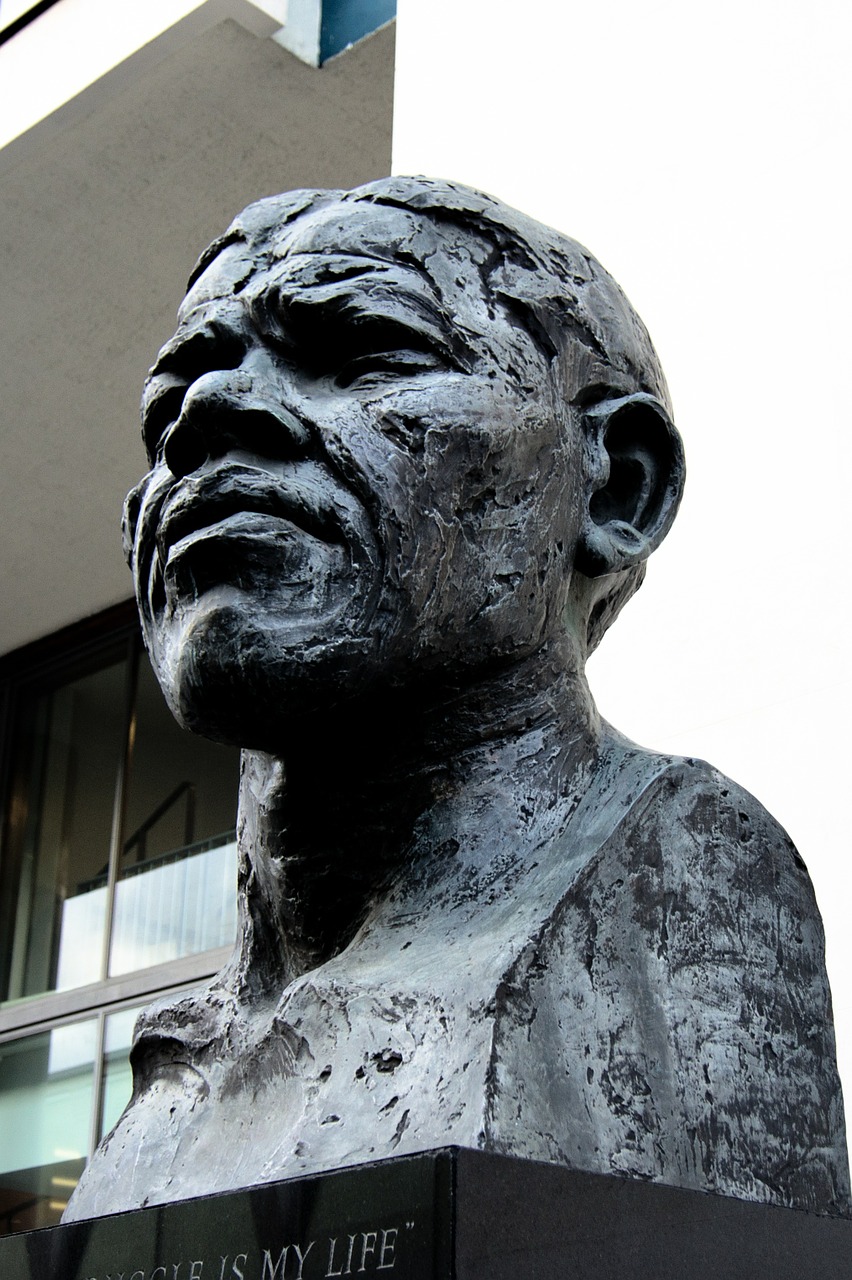 Nelsonas Mandela, Statula, Londonas, Paminklas, Revoliucinis, Charakteris, Istorija, Skulptūra, Menas, Politinis