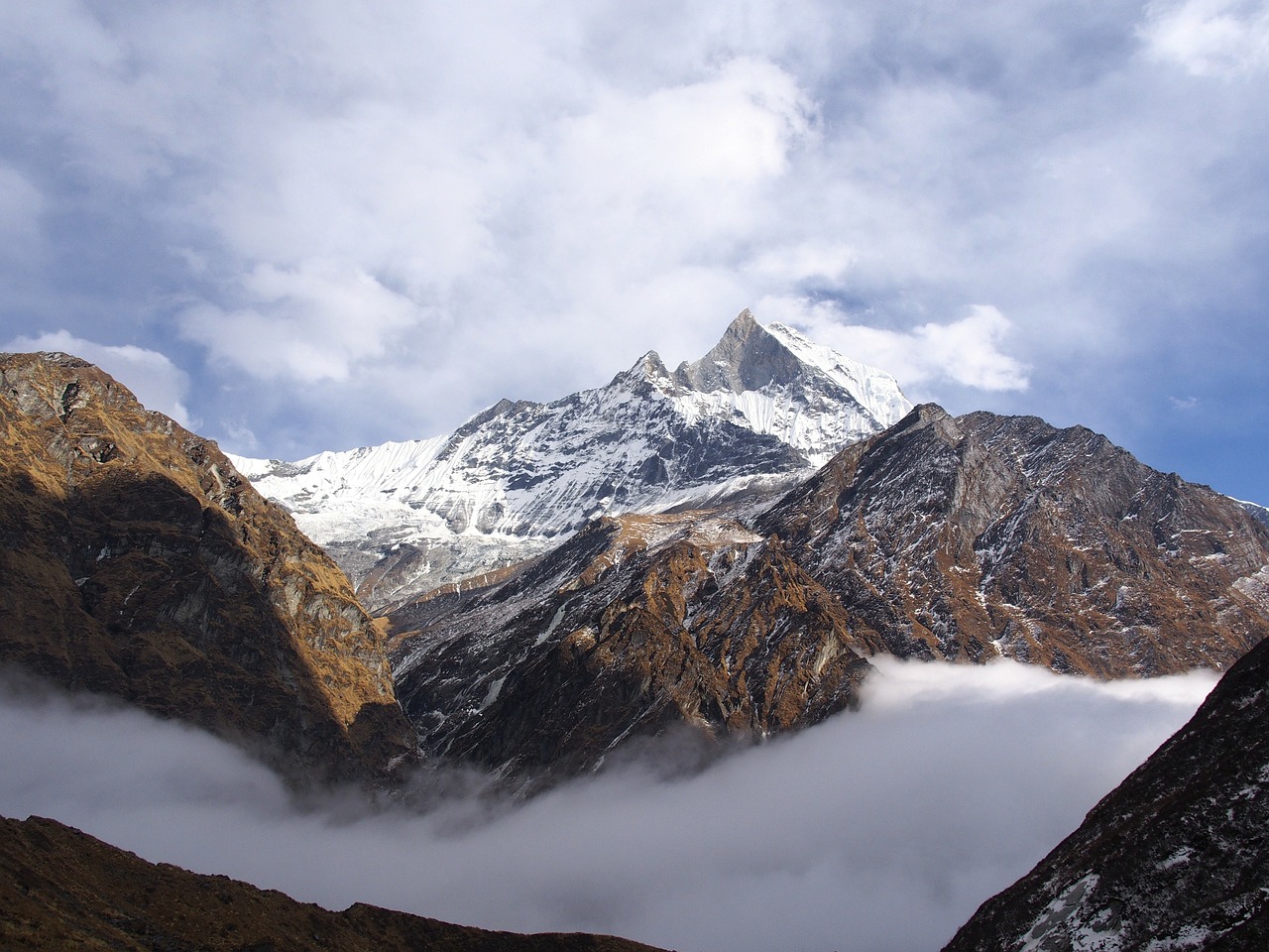 Nepalas, Basecamp, Himalajus, Kalnai, Sniegas, Kraštovaizdis, Kalnas, Nemokamos Nuotraukos,  Nemokama Licenzija