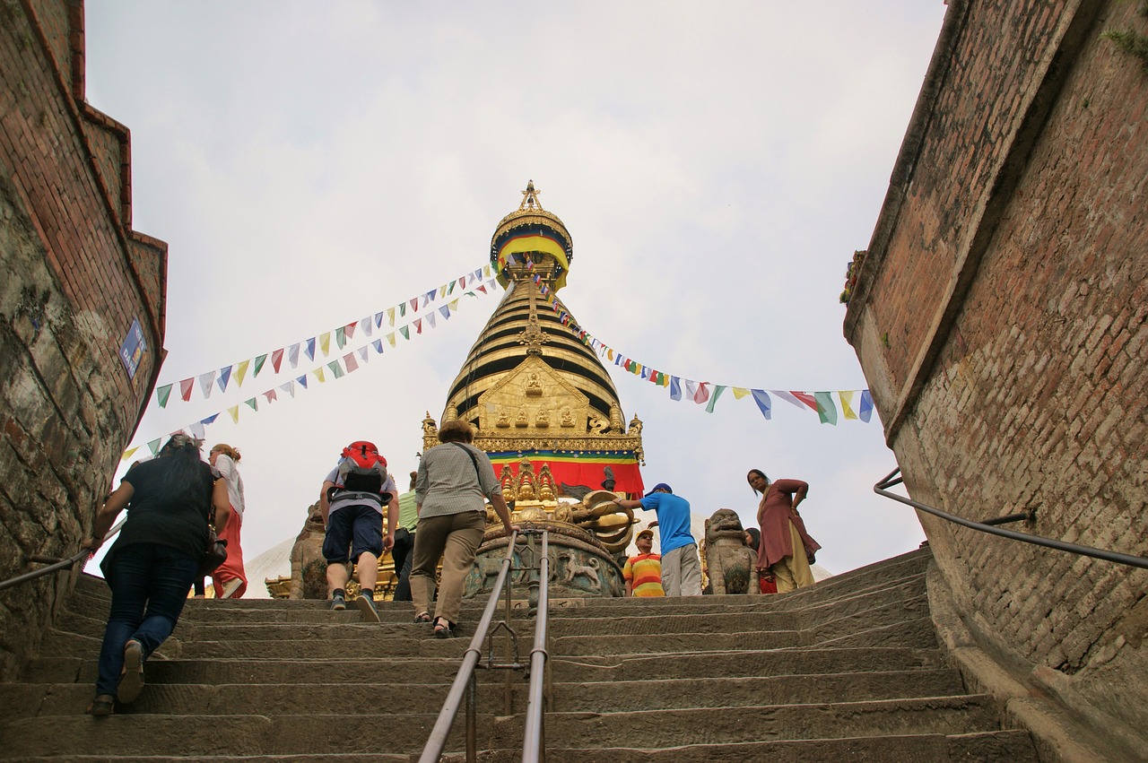 Stupa, Nepalas, Katmandu, Vienuolynas, Šventykla, Laiptai, Nemokamos Nuotraukos,  Nemokama Licenzija