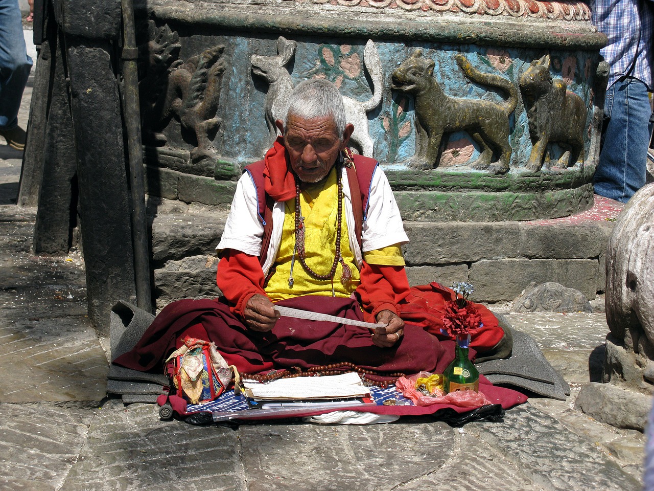 Nepalas, Hindu, Vienuolis, Melstis, Tibetietis, Malda, Nemokamos Nuotraukos,  Nemokama Licenzija