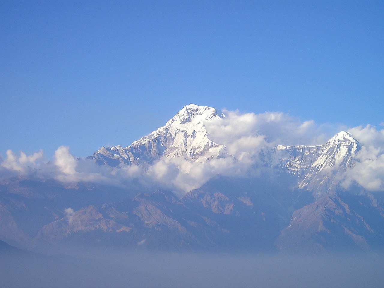Nepalas, Himalajus, Kalnai, Anapurna, Pietų Siena, Nemokamos Nuotraukos,  Nemokama Licenzija