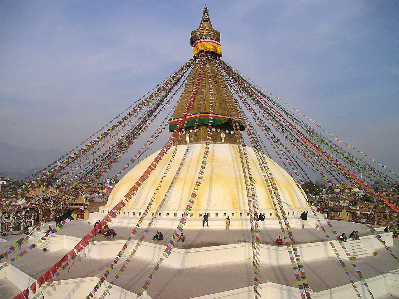 Nepalas, Budizmas, Stupa, Šventas, Maldos Vėliavos, Nemokamos Nuotraukos,  Nemokama Licenzija