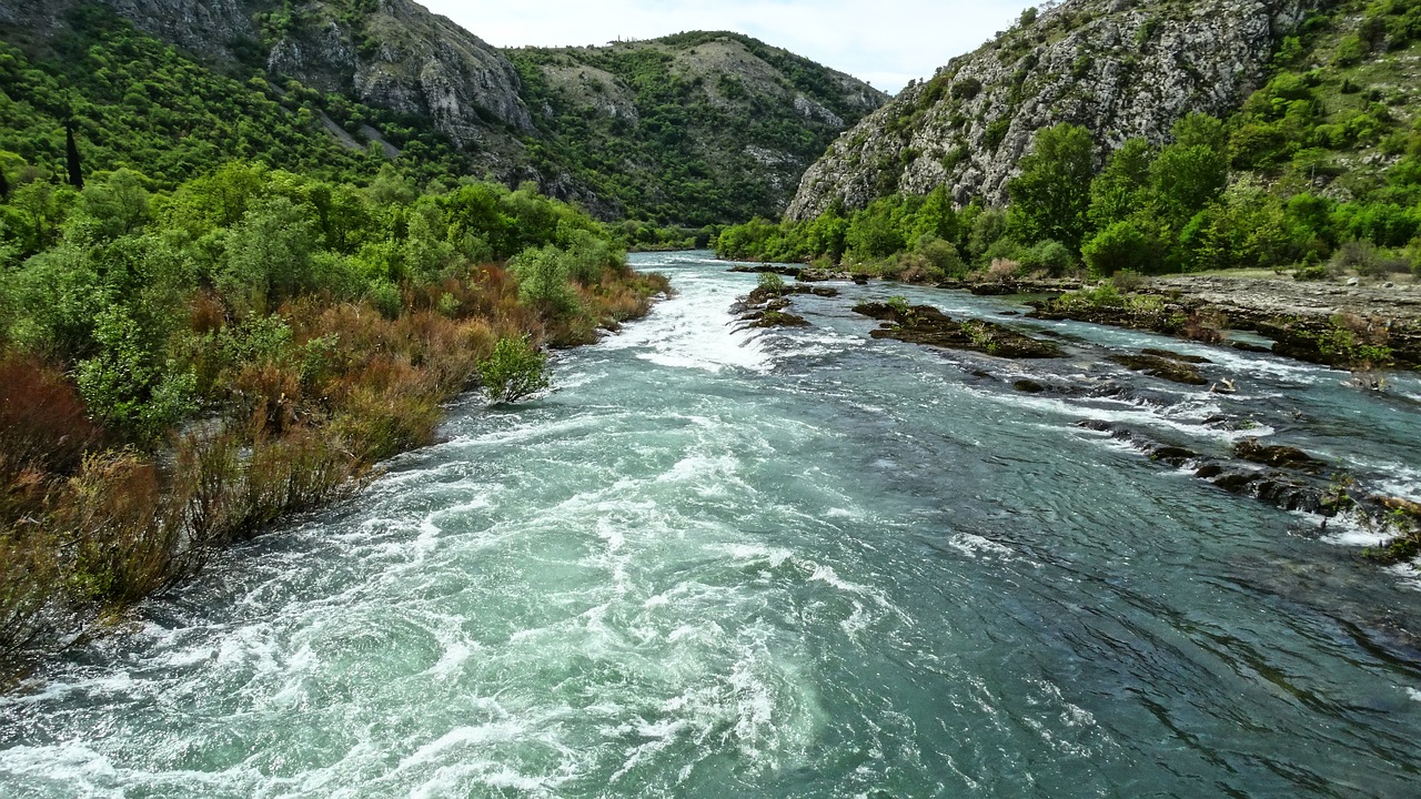 Neretva, Upė, Herzegovina, Kraštovaizdis, Nemokamos Nuotraukos,  Nemokama Licenzija