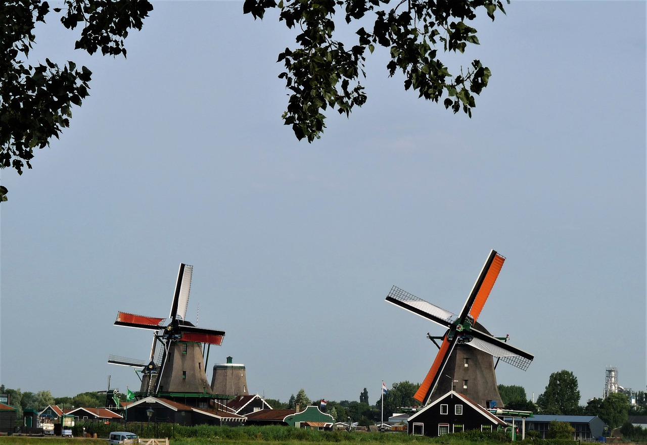Nyderlandai,  Vėjo Malūnai,  Amsterdamas, Nemokamos Nuotraukos,  Nemokama Licenzija