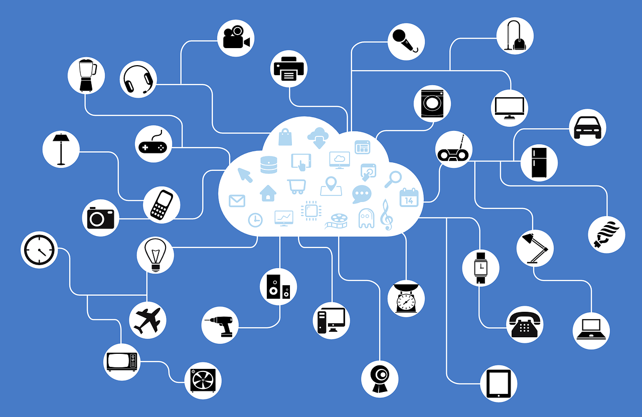 Tinklas, Iot, Dalykų Internetas, Ryšys, Debesis, Internetas, Nemokama Vektorinė Grafika, Nemokamos Nuotraukos,  Nemokama Licenzija