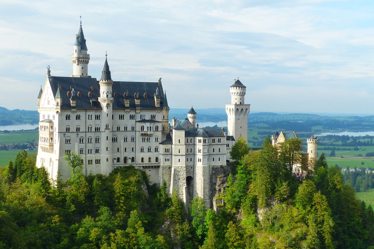 Neuschwanstein Pilis, Kristinas, Fėjų Pilis, Allgäu, Pastatas, Pritraukimas, Pasakos Karalius, Karalius Ludvigas, Füssen, Istoriškai