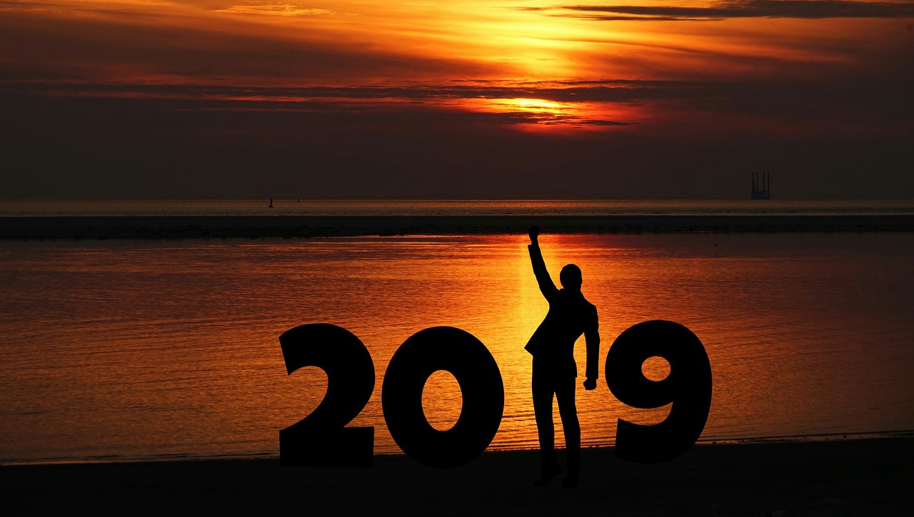 Naujieji Metai,  2019,  Verslininkas,  Nustatymas,  Naujųjų Metų Vakaras,  Sėkmė,  Vyras,  Siekius,  Laimė,  Tobulinimas