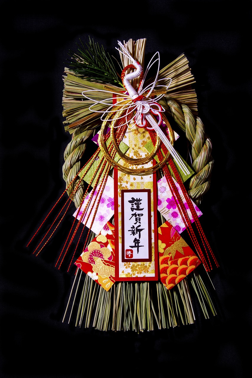Naujųjų Metų Diena, Japonija, Ornamentas, Shimekazari, Japoniškas Stilius, Sėkmės, Tradicija, Laimingų Naujųjų Metų, Nemokamos Nuotraukos,  Nemokama Licenzija