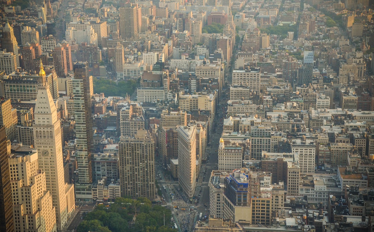 Niujorkas, Panorama, Drone, Manhatanas, Nemokamos Nuotraukos,  Nemokama Licenzija