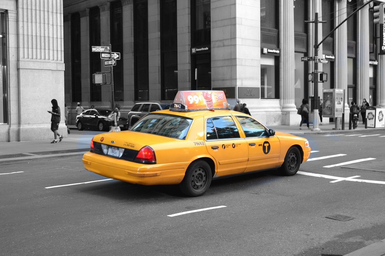 Niujorkas, Taksi, Viešasis Transportas, Nemokamos Nuotraukos,  Nemokama Licenzija