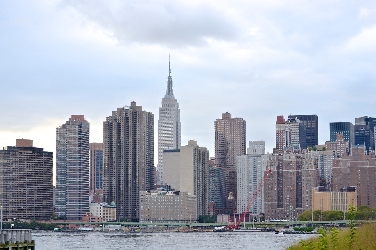 Niujorkas, Panorama, Pastatai, Niujorkas, New York City Skyline, Miesto Panorama, Miesto, Manhatanas, Didmiestis, Manhattan Skyline