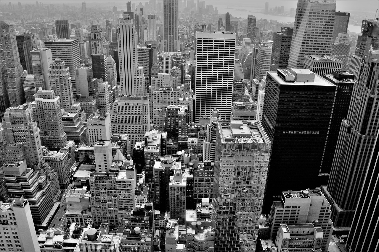 Niujorkas, Miestas, Niujorkas, Naujas, York, Manhatanas, Miesto, New York City Skyline, New York Skyline, Panorama