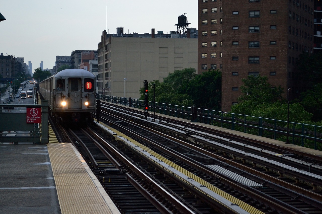 Niujorkas, Metro, Traukinys, 1 Traukinys, 125-Oji Gatvė, Harlem, L, Miesto, Kelionė, Manhatanas