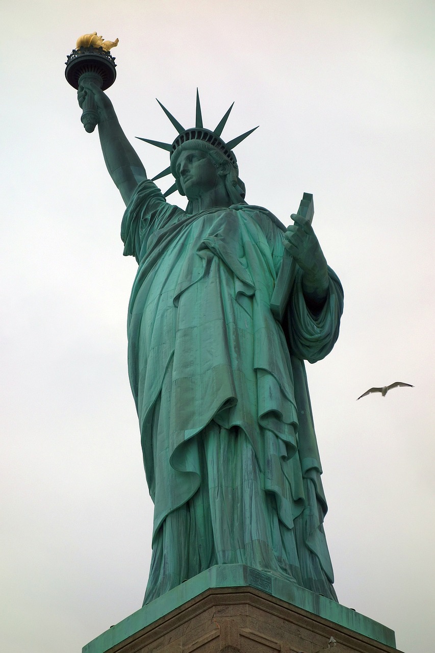 Niujorkas, Laisvės Statula, Lankytinos Vietos, Usa, Amerikietis, Jungtinės Valstijos, Praleisti Laisvę, Ny, Statula, Nyc