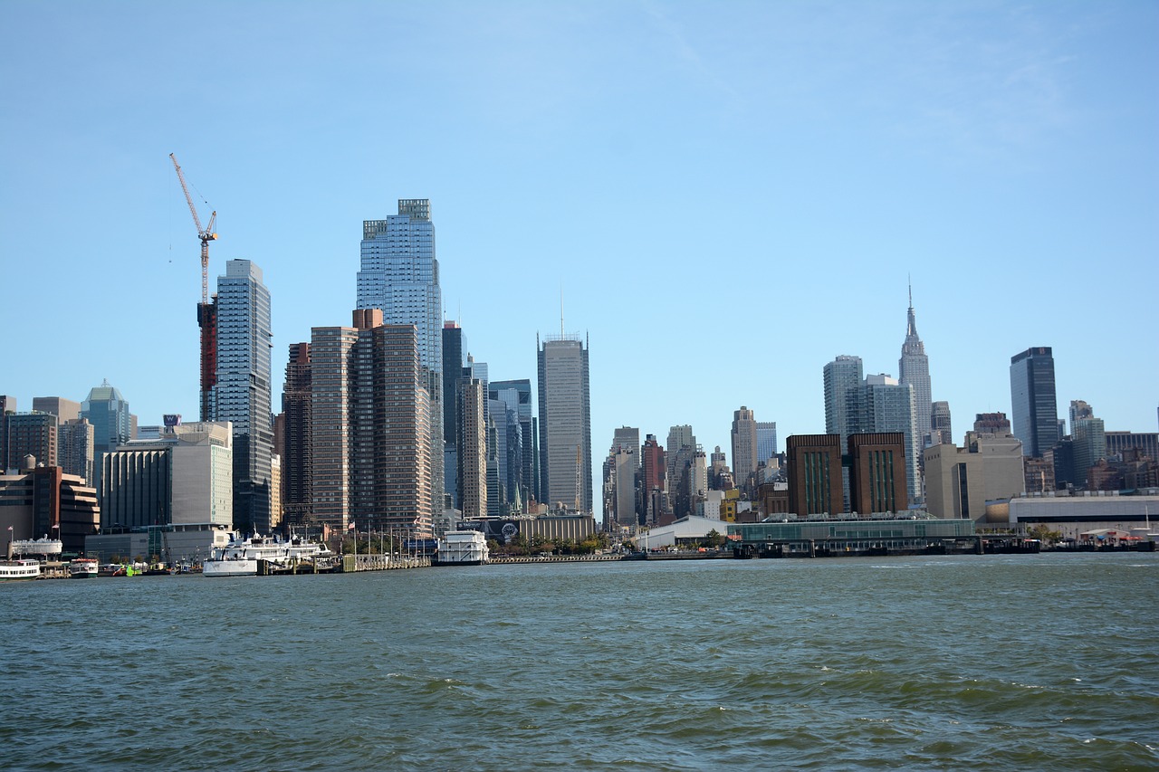 Niujorkas,  Jav,  Niujorkas,  New York City Skyline,  Dangoraižis,  Downtown,  Verslo,  Manhatanas,  Panorama,  Empire State Building