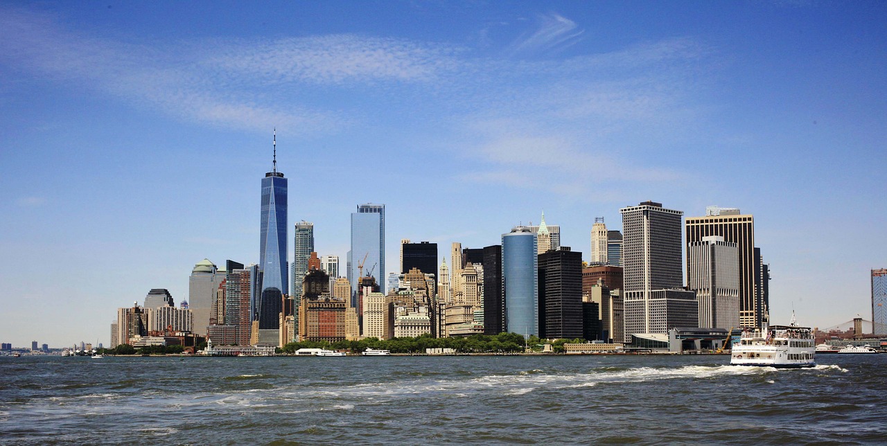 Niujorkas,  Miestas,  Skyline,  Manhattan,  Dangoraižis,  Pastatai,  Nyc,  Panorama,  Miestovaizdis,  Hudson Upė