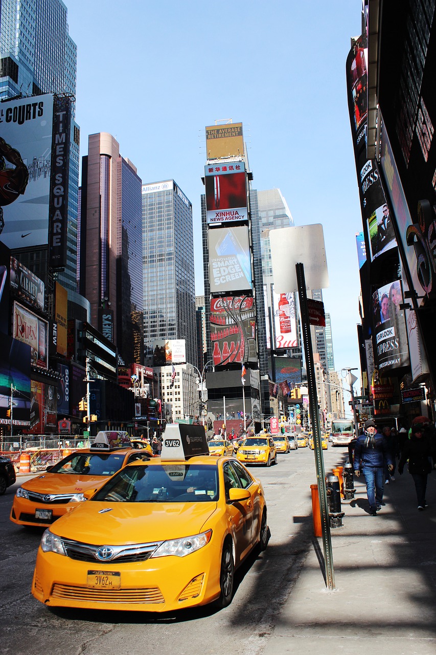 Niujorkas,  Taksi,  Kelių,  Manhattan,  Architektūra,  Jav,  Miestas,  Nyc,  Amerika,  Downtown