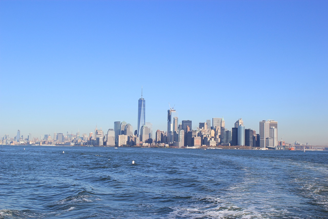 New York City Skyline, Manhatanas, Manhattan Skyline, Architektūra, Nemokamos Nuotraukos,  Nemokama Licenzija