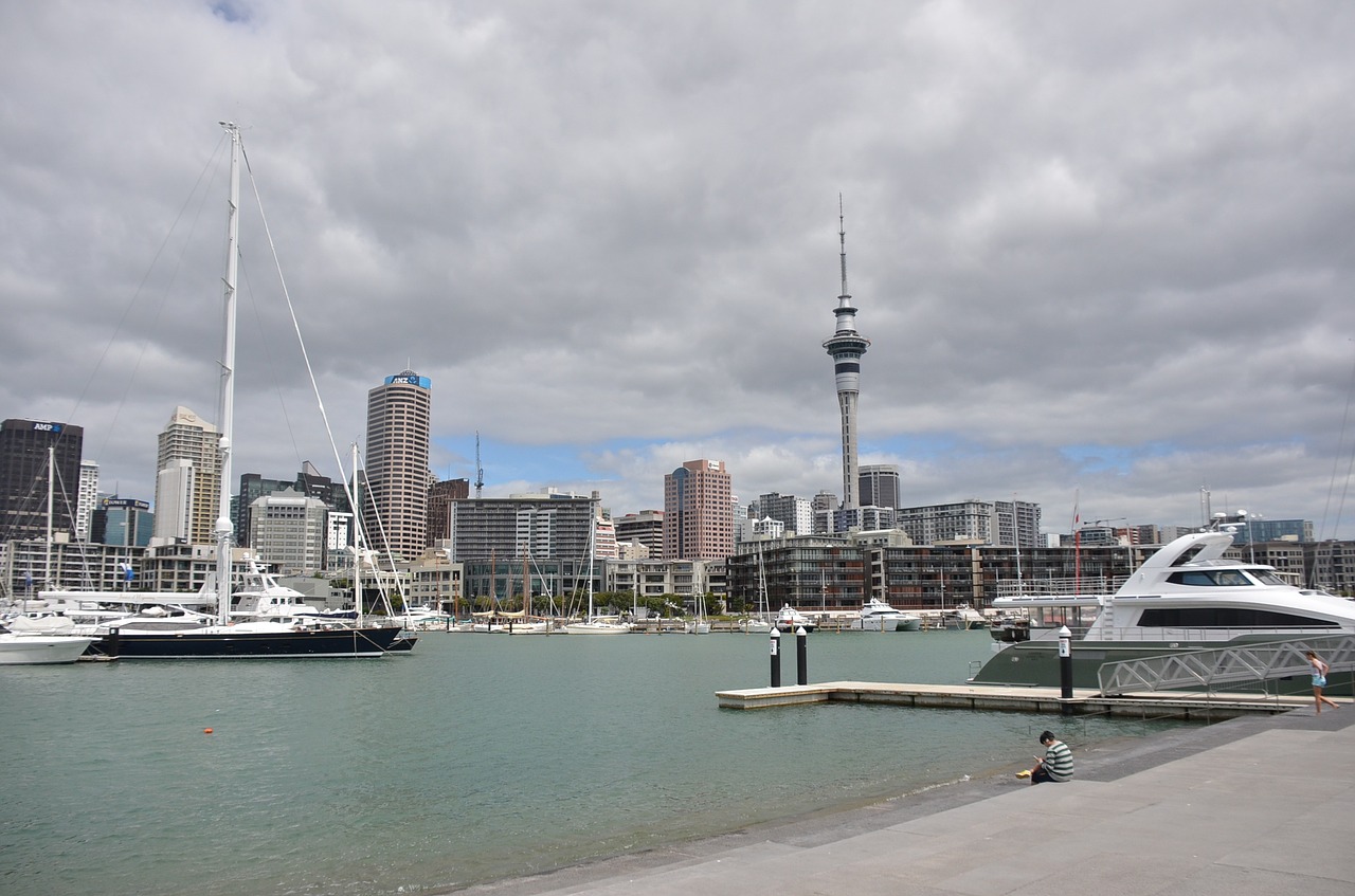 Naujoji Zelandija, Auckland, Uostas, Miestas, Nemokamos Nuotraukos,  Nemokama Licenzija
