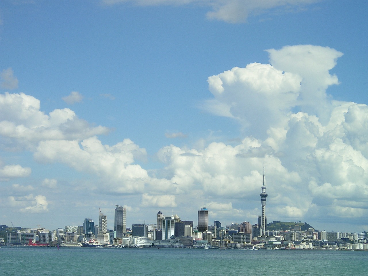 Naujoji Zelandija, Auckland, Miestas, Panorama, Dangoraižis, Nemokamos Nuotraukos,  Nemokama Licenzija
