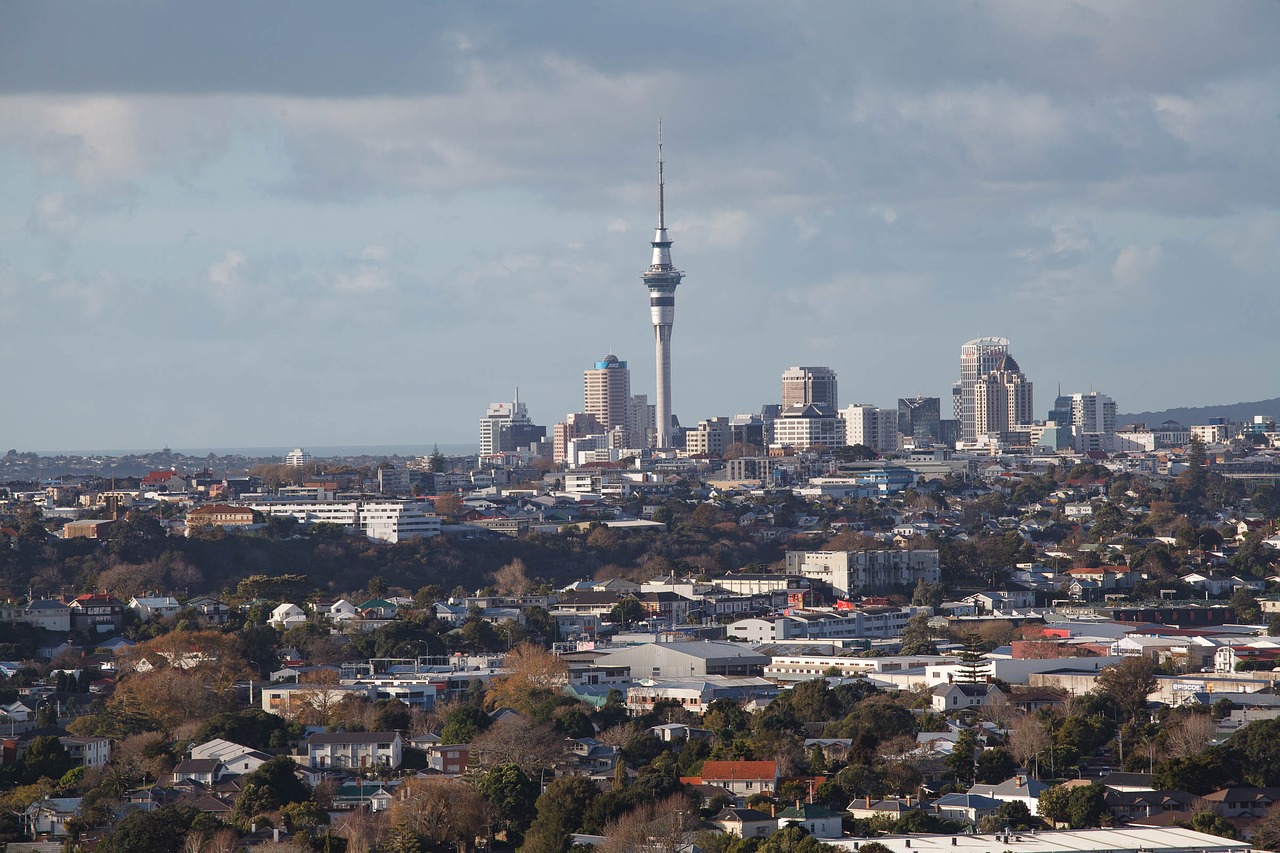 Naujoji Zelandija, Auckland, Miestas, Cbd, Kelionė, Turizmas, Šiaurinė Sala, Verslas, Dangus Bokštas, Šiuolaikiška