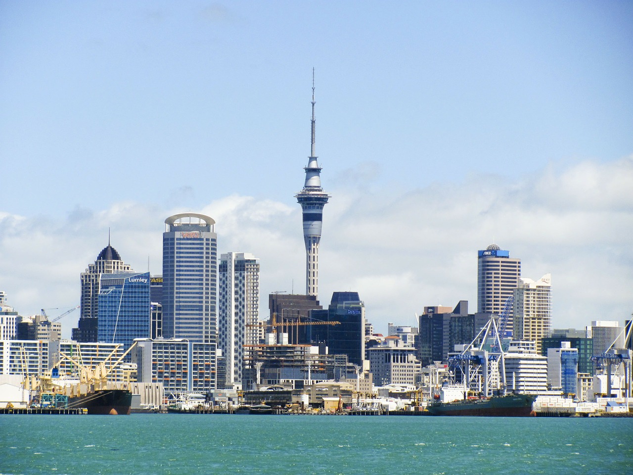 Naujoji Zelandija, Panorama, Auckland, Dangus Bokštas, Bokštas, Kivi, Nemokamos Nuotraukos,  Nemokama Licenzija