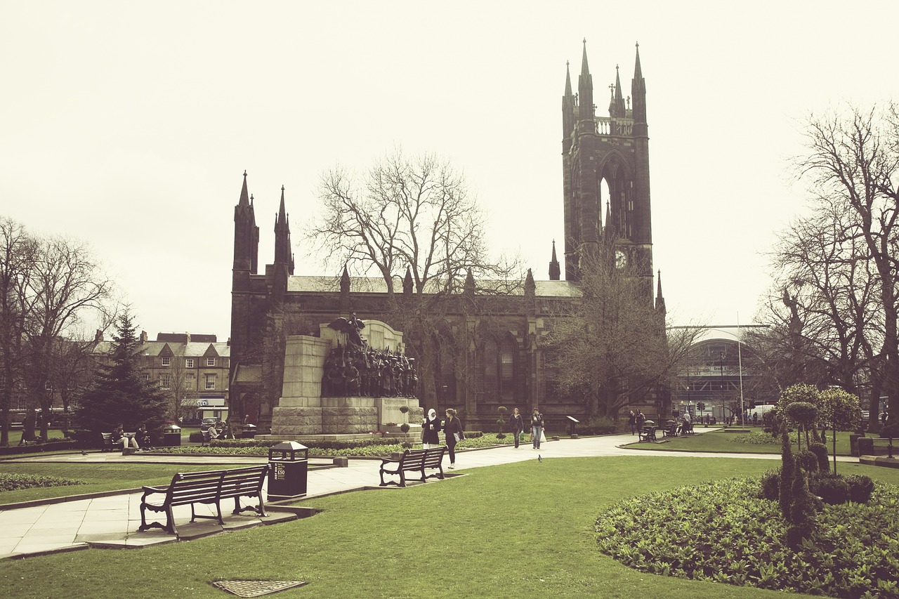 Newcastle Upon Tyne, Anglija, Uk, Miesto, Jungtinė Karalystė, Architektūra, Bažnyčia, Pastatas, Gotika, Architektūrinis Stilius